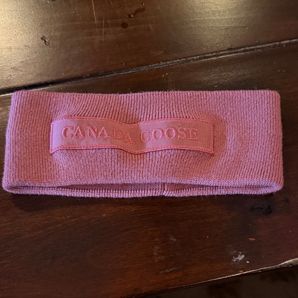 Canada Goose Blush Pink Knit Headband
